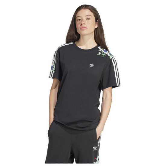 Adidas Γυναικεία κοντομάνικη μπλούζα Floral Loose
